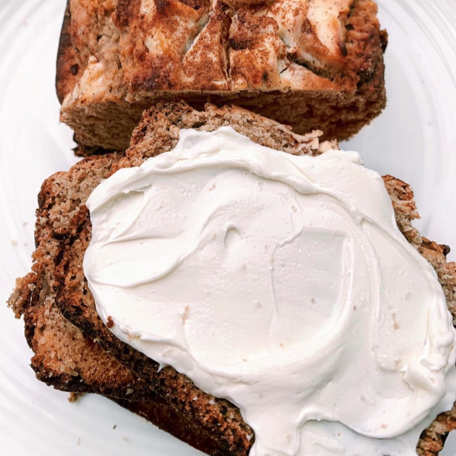 Cream Cheese Cinnamon Swirl Banana Bread